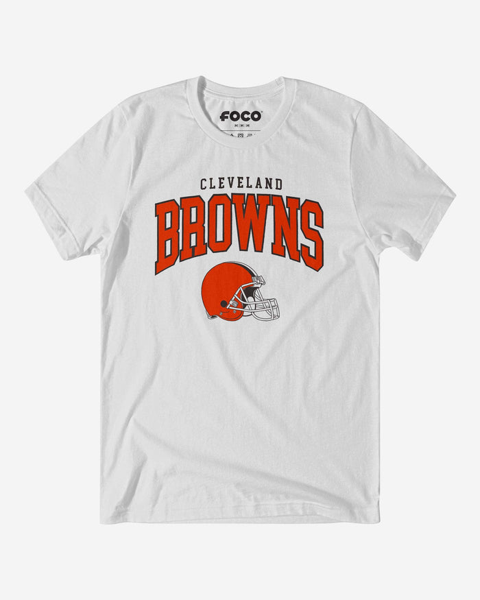 Cleveland Browns Classic Logo T-Shirt FOCO White S - FOCO.com