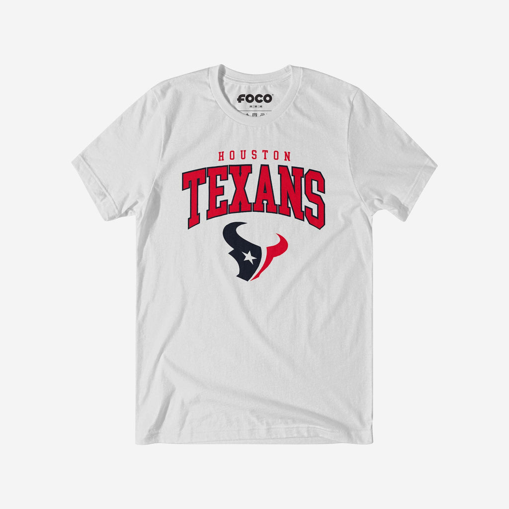 Houston Texans Classic Logo T-Shirt FOCO White S - FOCO.com