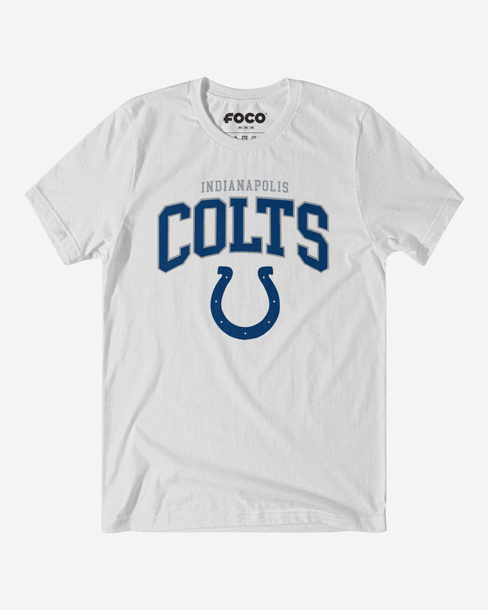 Indianapolis Colts Classic Logo T-Shirt FOCO White S - FOCO.com