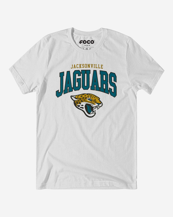 Jacksonville Jaguars Classic Logo T-Shirt FOCO White S - FOCO.com