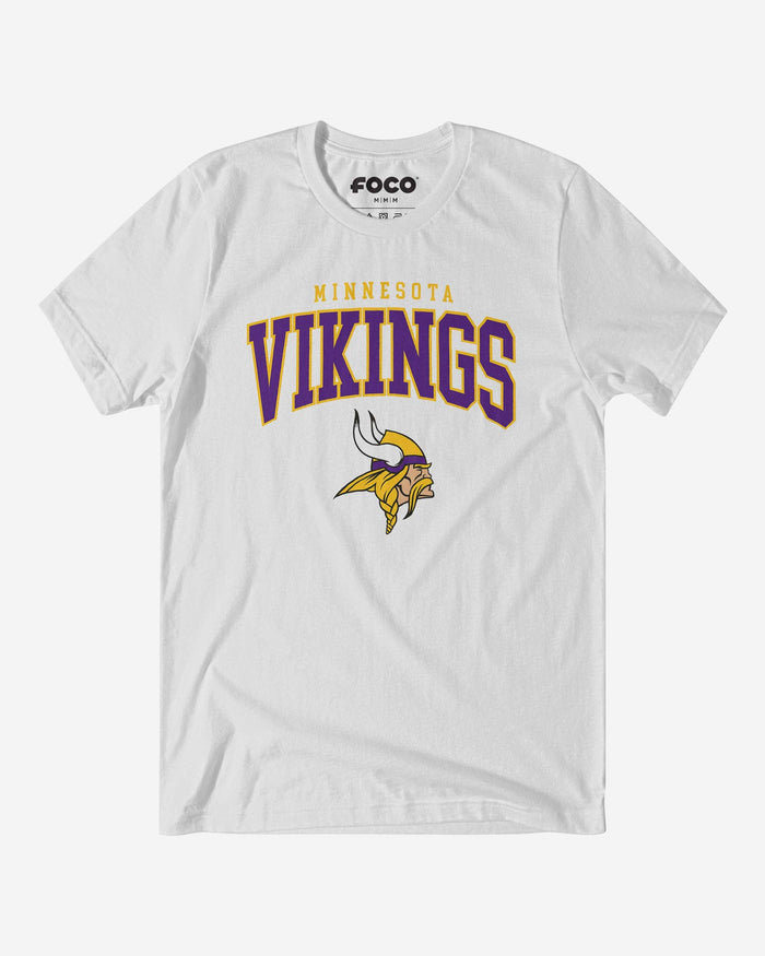 Minnesota Vikings Classic Logo T-Shirt FOCO White S - FOCO.com