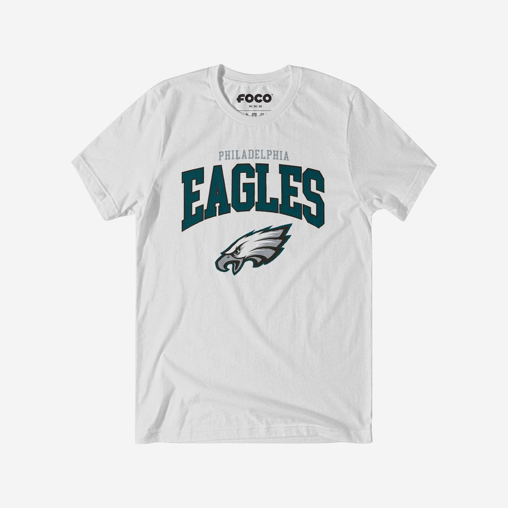 Philadelphia Eagles Classic Logo T-Shirt FOCO White S - FOCO.com