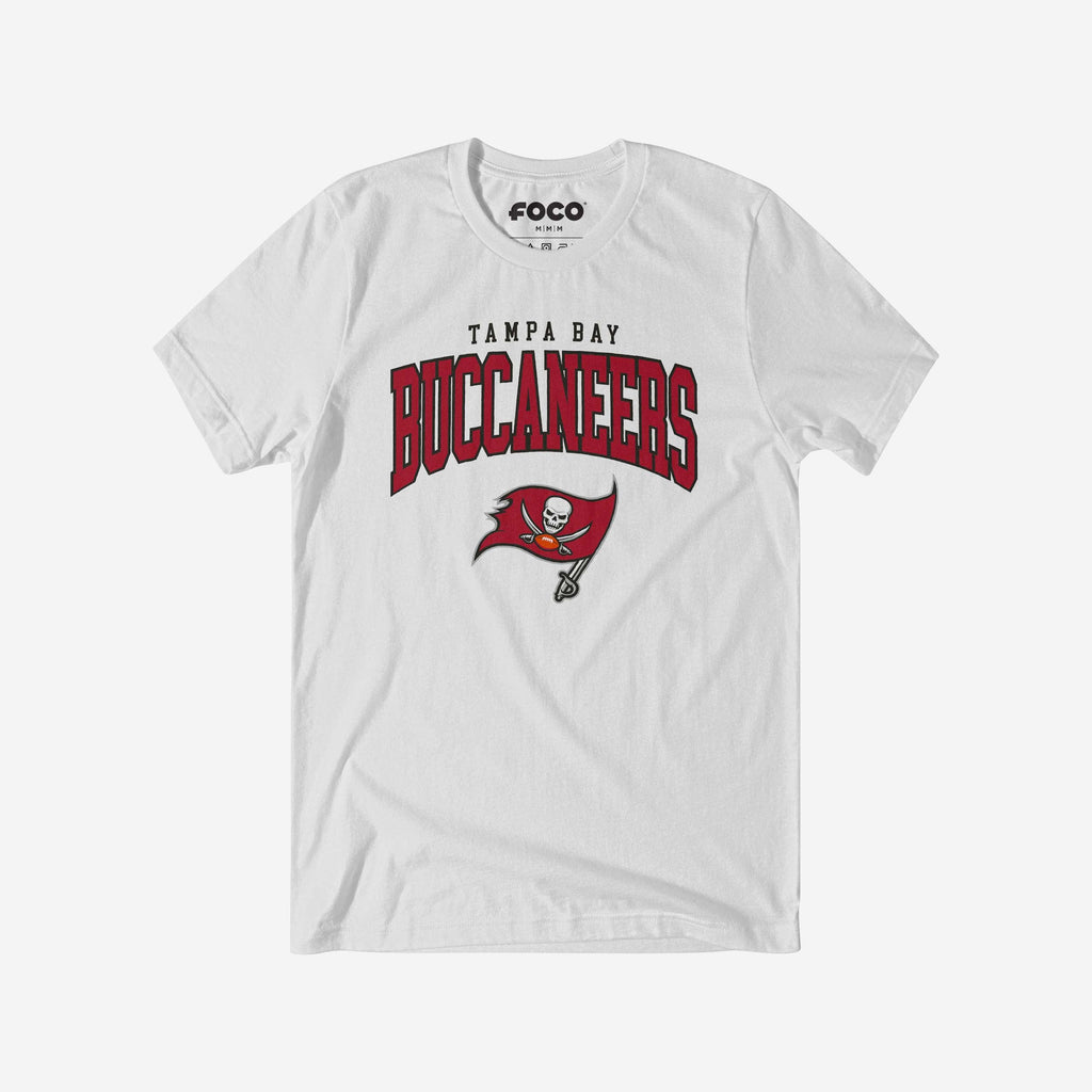 Tampa Bay Buccaneers Classic Logo T-Shirt FOCO White S - FOCO.com