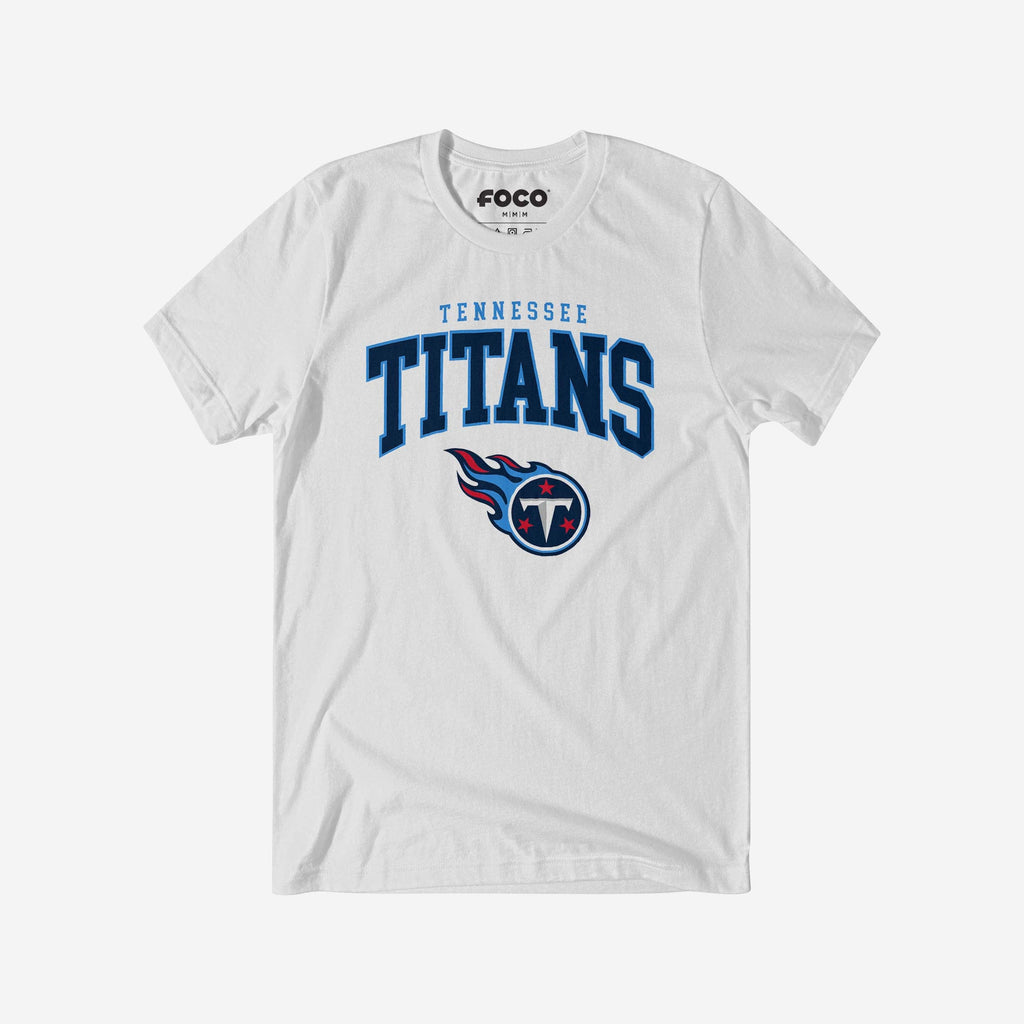 Tennessee Titans Classic Logo T-Shirt FOCO White S - FOCO.com