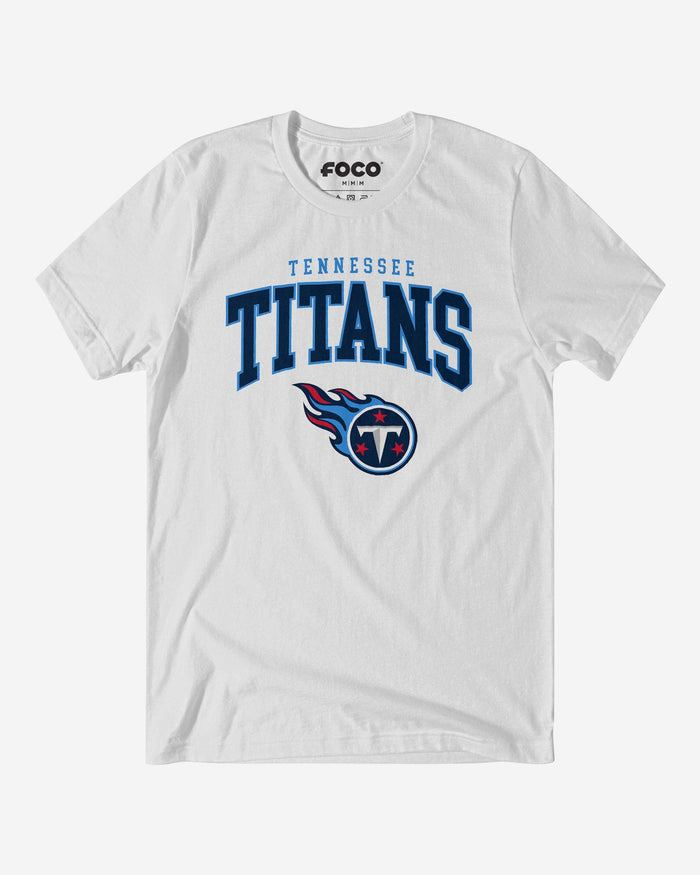 Tennessee Titans Classic Logo T-Shirt FOCO White S - FOCO.com