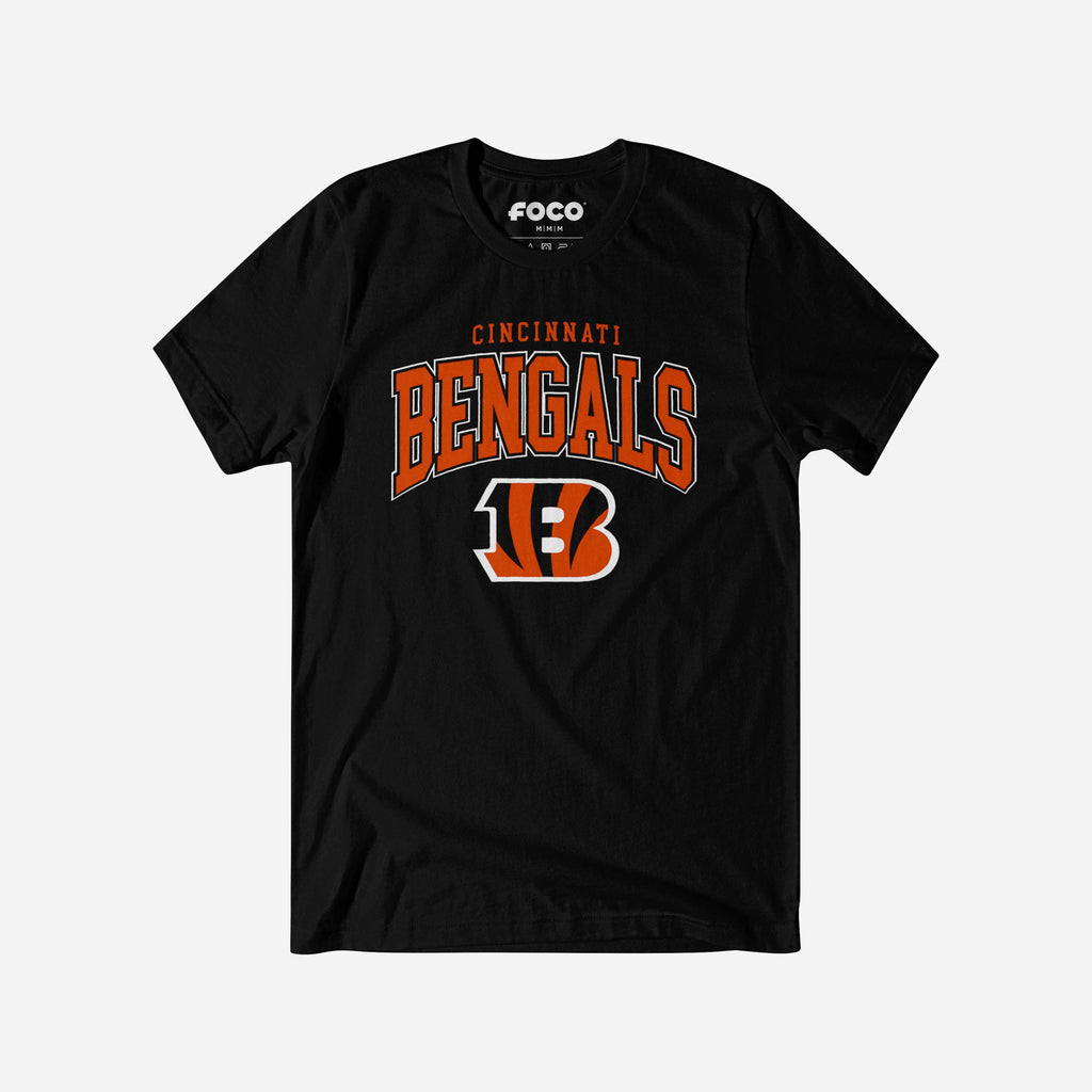 Cincinnati Bengals Classic Logo T-Shirt FOCO Black S - FOCO.com