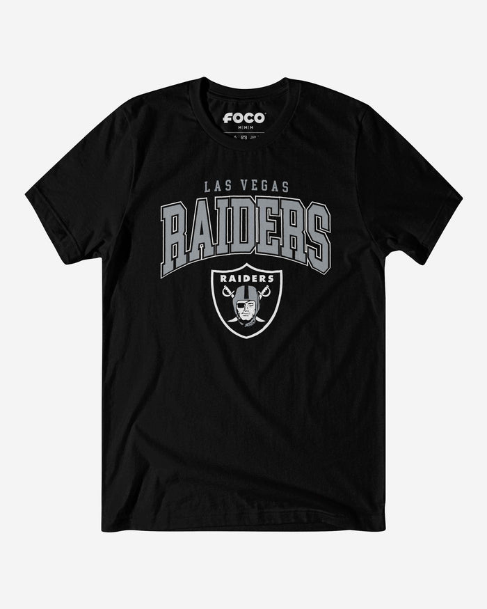 Las Vegas Raiders Classic Logo T-Shirt FOCO Black S - FOCO.com