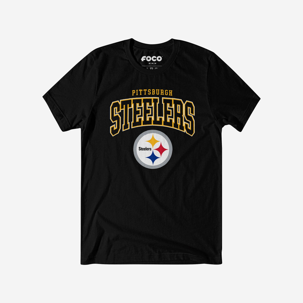 Pittsburgh Steelers Classic Logo T-Shirt FOCO Black S - FOCO.com