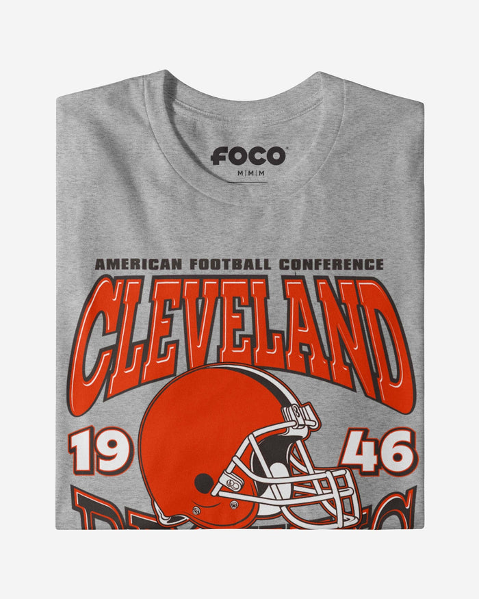 Cleveland Browns Classic Team Helmet T-Shirt FOCO - FOCO.com