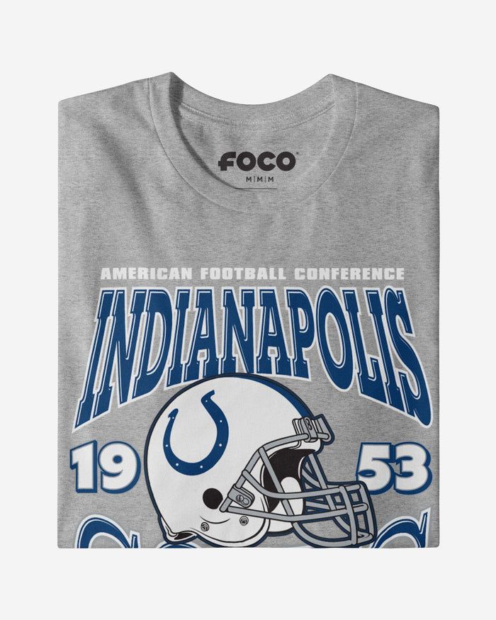 Indianapolis Colts Classic Team Helmet T-Shirt FOCO - FOCO.com