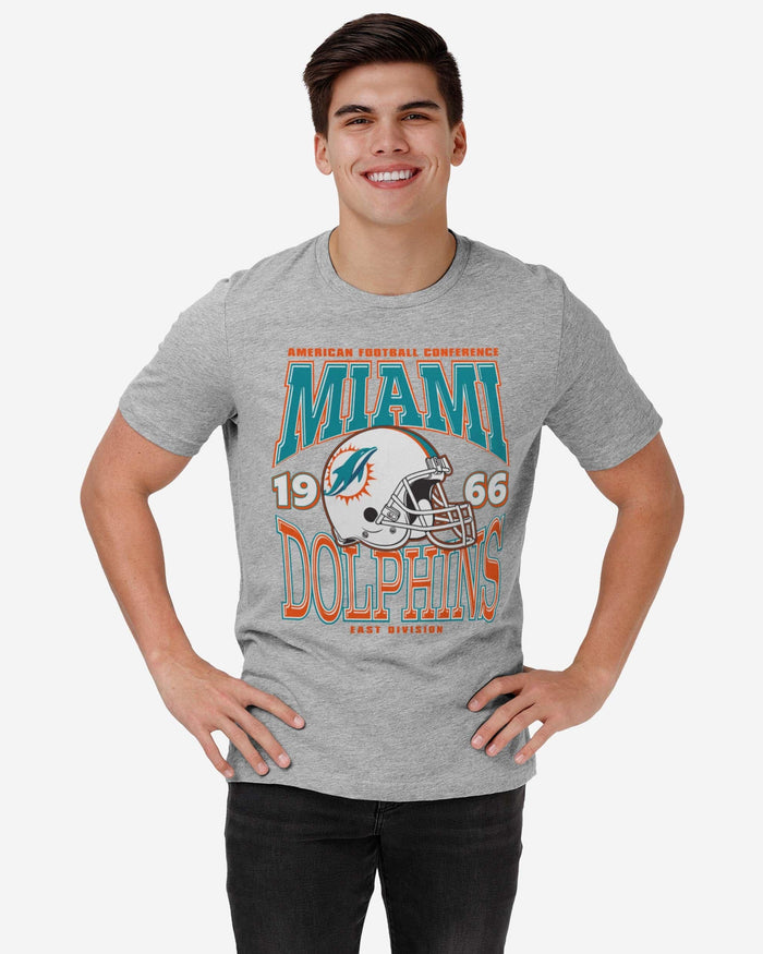 Miami Dolphins Classic Team Helmet T-Shirt FOCO - FOCO.com