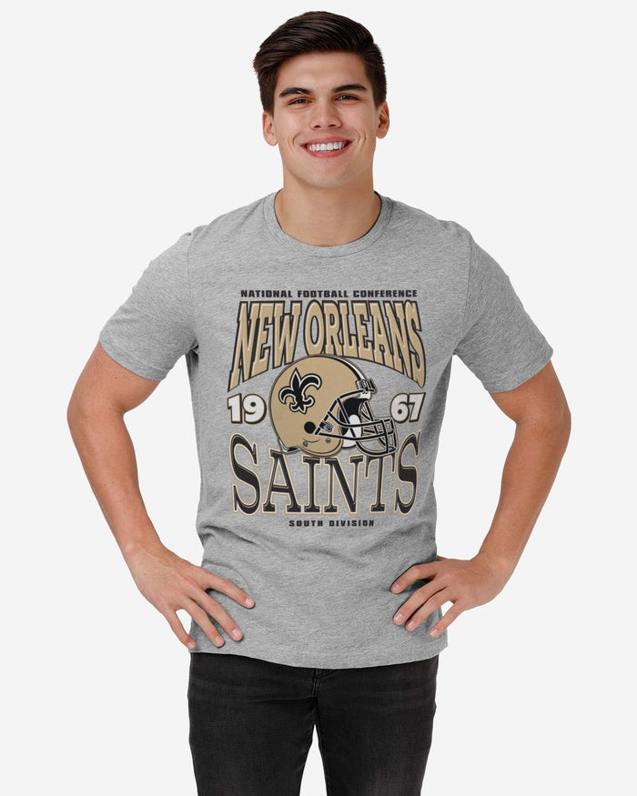 New Orleans Saints Classic Team Helmet T-Shirt FOCO - FOCO.com