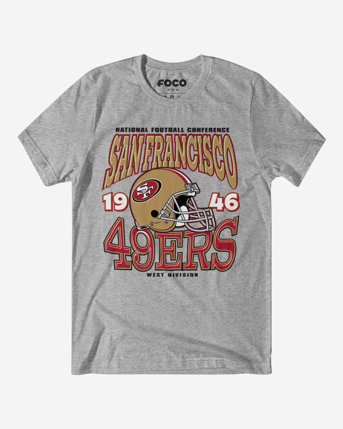 San Francisco 49ers Classic Team Helmet T-Shirt FOCO S - FOCO.com