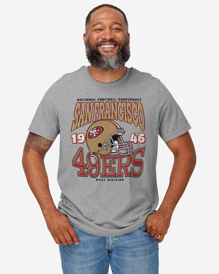 San Francisco 49ers Classic Team Helmet T-Shirt FOCO - FOCO.com