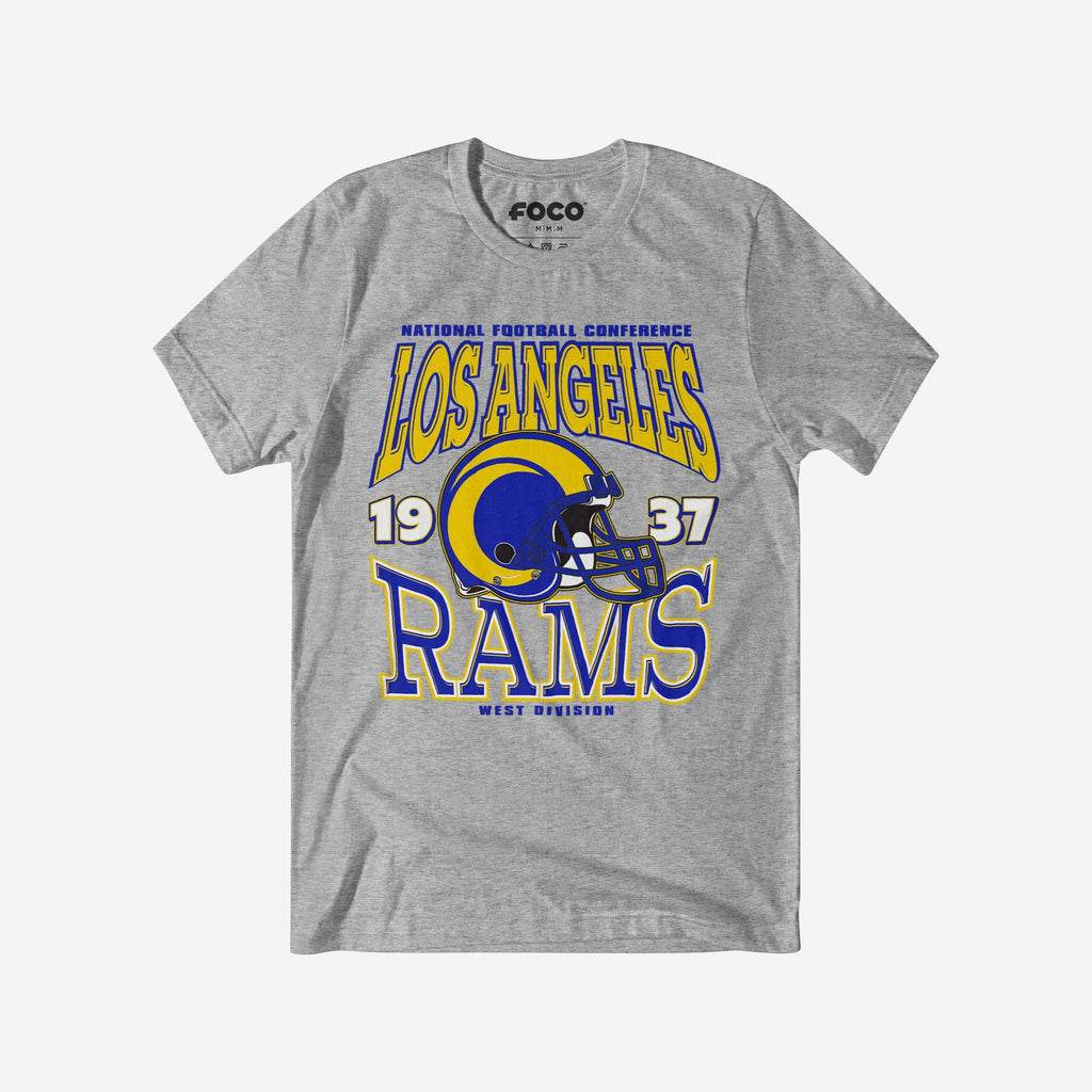 Los Angeles Rams Classic Team Helmet T-Shirt FOCO S - FOCO.com