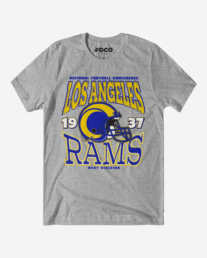 Los Angeles Rams Classic Team Helmet T-Shirt FOCO S - FOCO.com