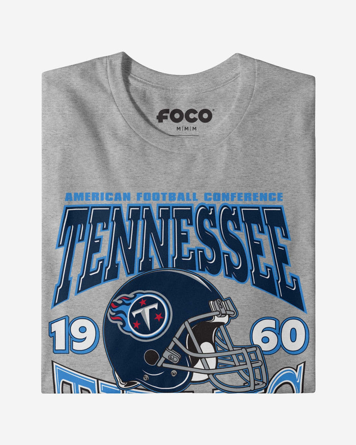 Tennessee Titans Classic Team Helmet T-Shirt FOCO - FOCO.com