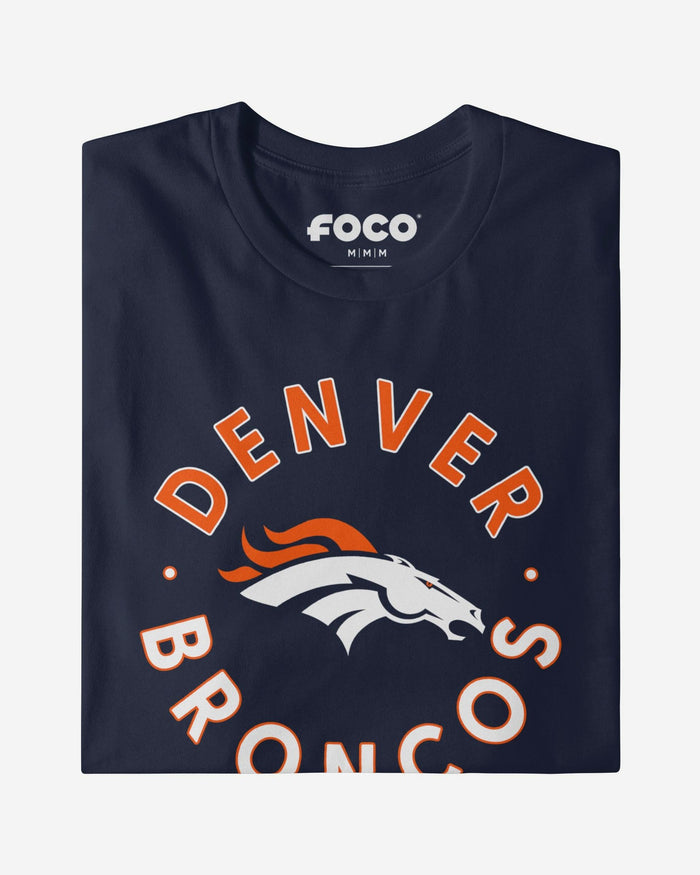 Denver Broncos Circle T-Shirt FOCO S - FOCO.com