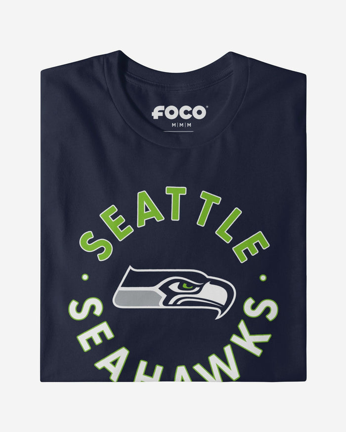 Seattle Seahawks Circle T-Shirt FOCO S - FOCO.com