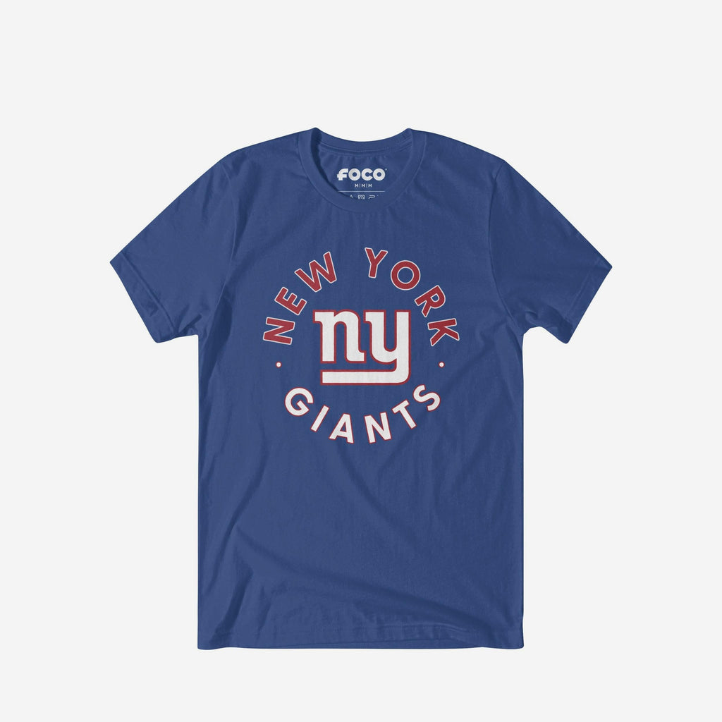 New York Giants Circle T-Shirt FOCO S - FOCO.com