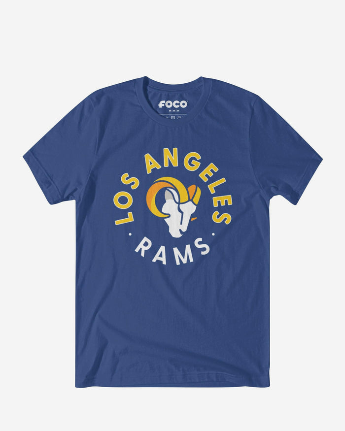 Los Angeles Rams Circle T-Shirt FOCO S - FOCO.com