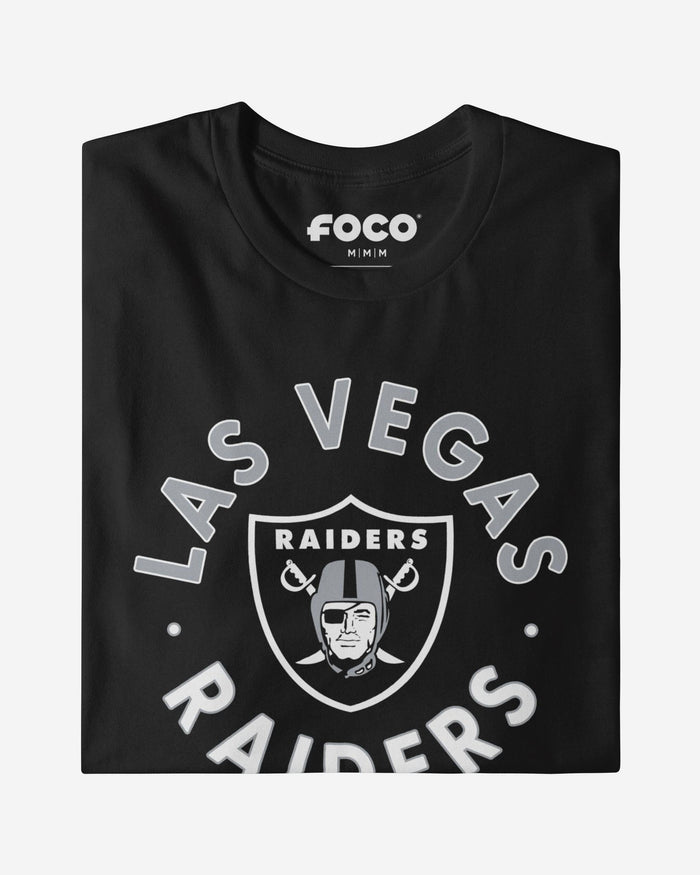 Las Vegas Raiders Circle T-Shirt FOCO S - FOCO.com