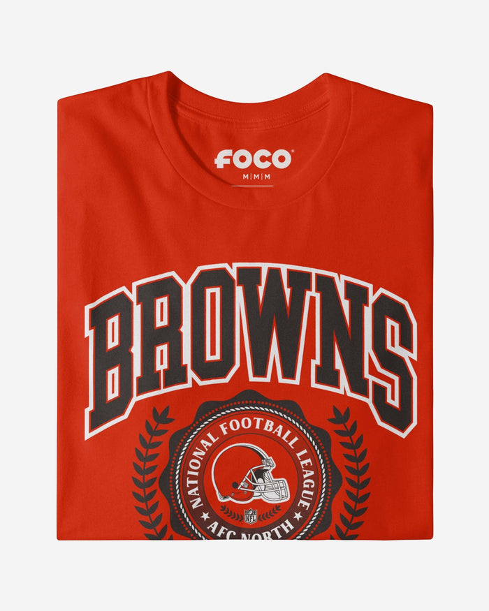 Cleveland Browns Team Crest T-Shirt FOCO - FOCO.com