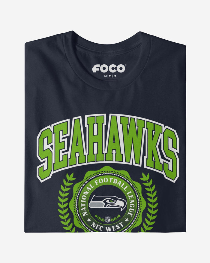 Seattle Seahawks Team Crest T-Shirt FOCO - FOCO.com