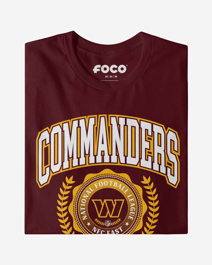 Washington Commanders Team Crest T-Shirt FOCO - FOCO.com