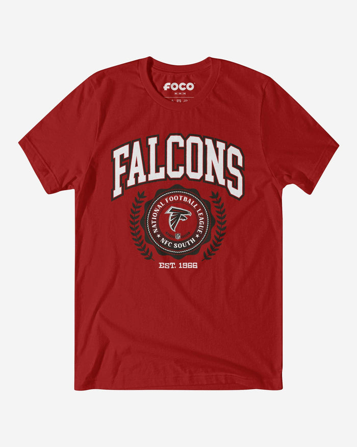 Atlanta Falcons Team Crest T-Shirt FOCO Canvas Red S - FOCO.com