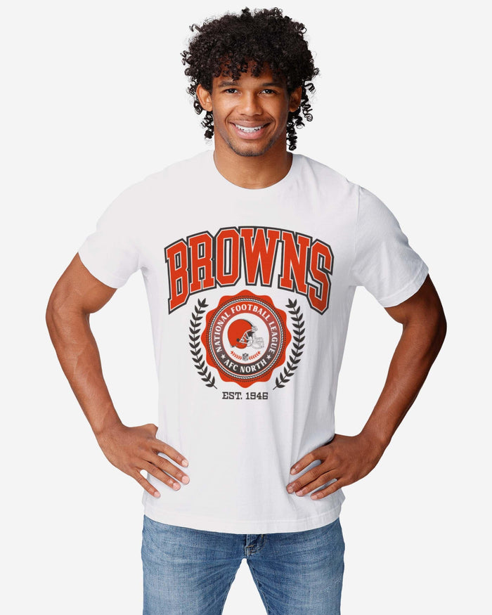 Cleveland Browns Team Crest T-Shirt FOCO - FOCO.com