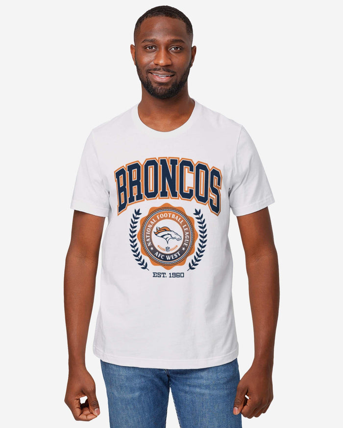 Denver Broncos Team Crest T-Shirt FOCO - FOCO.com