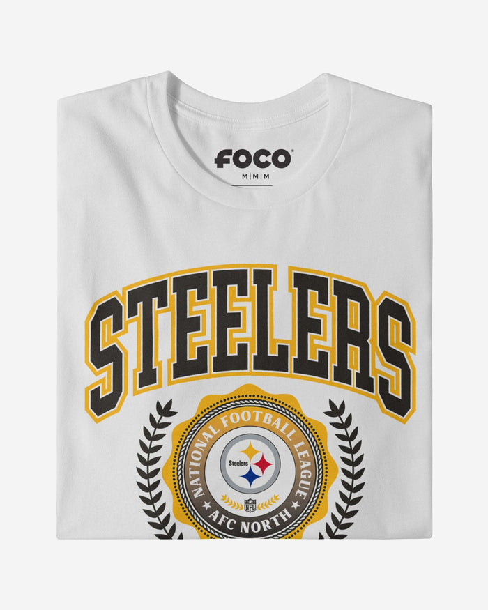 Pittsburgh Steelers Team Crest T-Shirt FOCO - FOCO.com