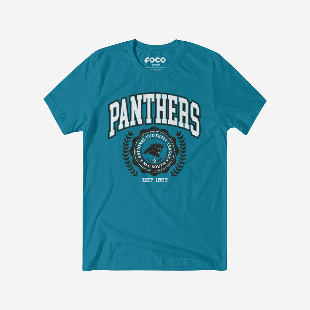 Carolina Panthers Team Crest T-Shirt FOCO Neon Blue S - FOCO.com