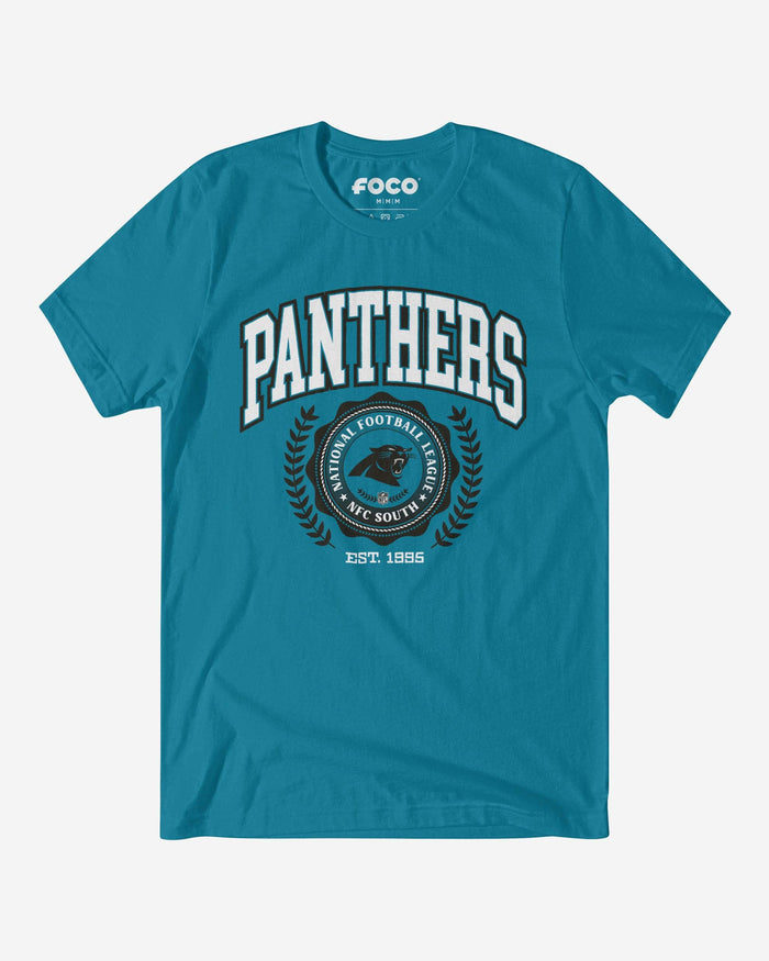 Carolina Panthers Team Crest T-Shirt FOCO Neon Blue S - FOCO.com