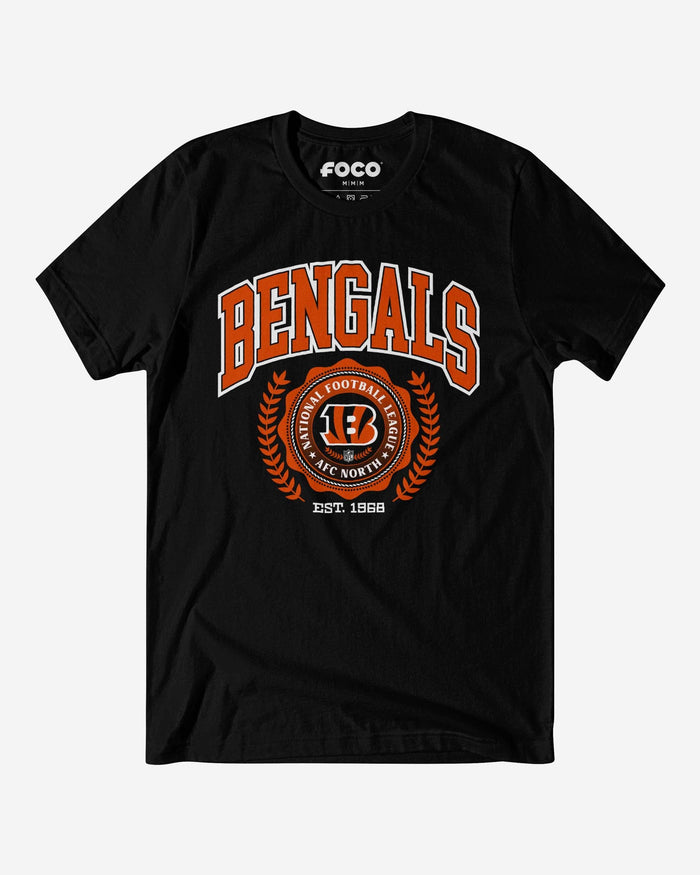 Cincinnati Bengals Team Crest T-Shirt FOCO Black S - FOCO.com