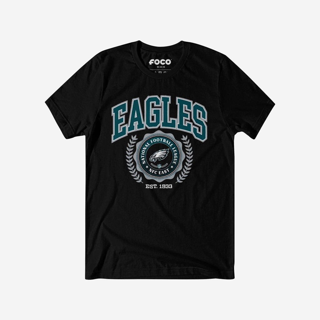 Philadelphia Eagles Team Crest T-Shirt FOCO Black S - FOCO.com