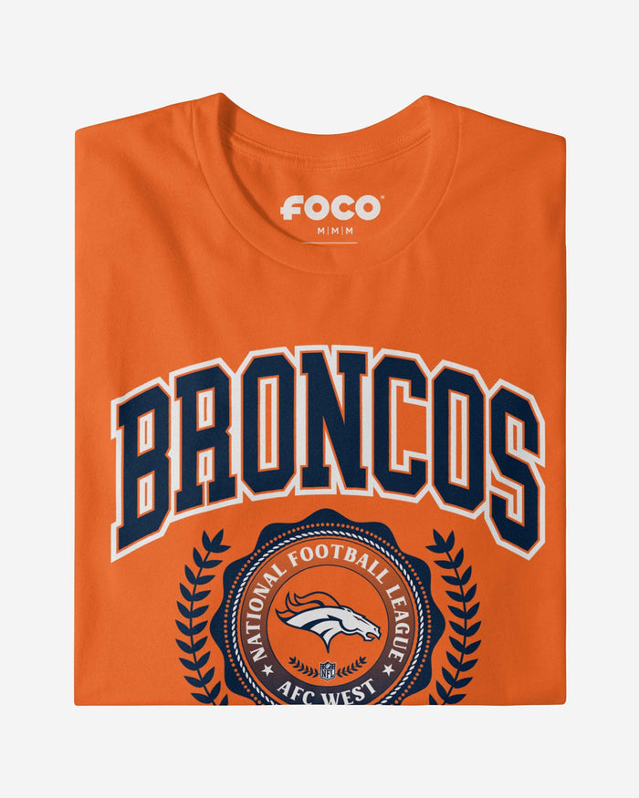 Denver Broncos Team Crest T-Shirt FOCO - FOCO.com