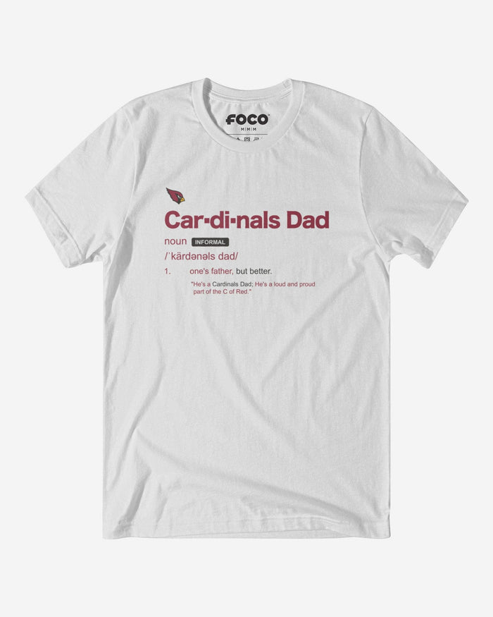 Arizona Cardinals Dad Definition T-Shirt FOCO S - FOCO.com
