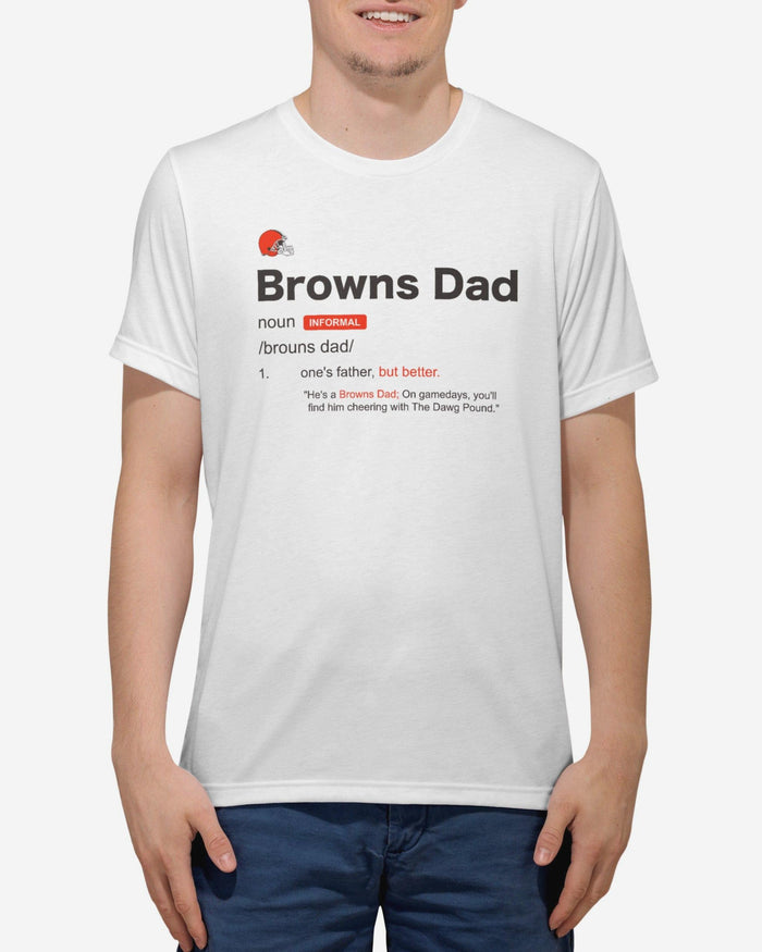 Cleveland Browns Dad Definition T-Shirt FOCO S - FOCO.com