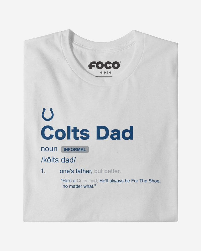 Indianapolis Colts Dad Definition T-Shirt FOCO S - FOCO.com