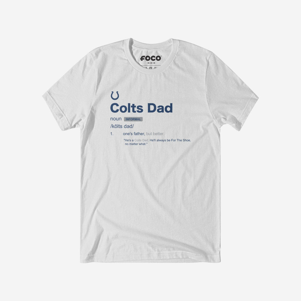 Indianapolis Colts Dad Definition T-Shirt FOCO S - FOCO.com