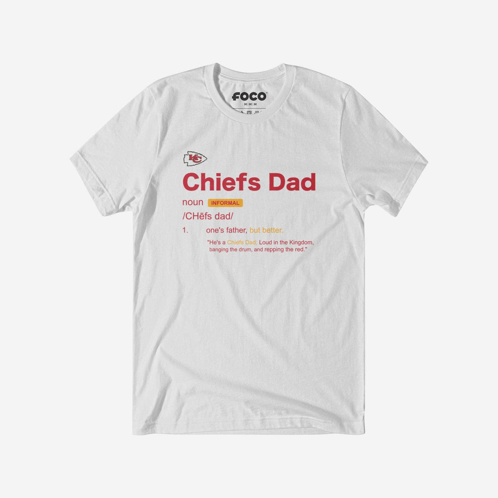 Kansas City Chiefs Dad Definition T-Shirt FOCO S - FOCO.com