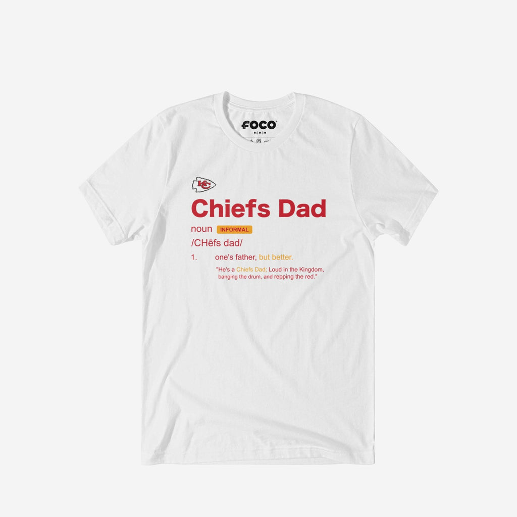 Kansas City Chiefs Dad Definition T-Shirt FOCO S - FOCO.com