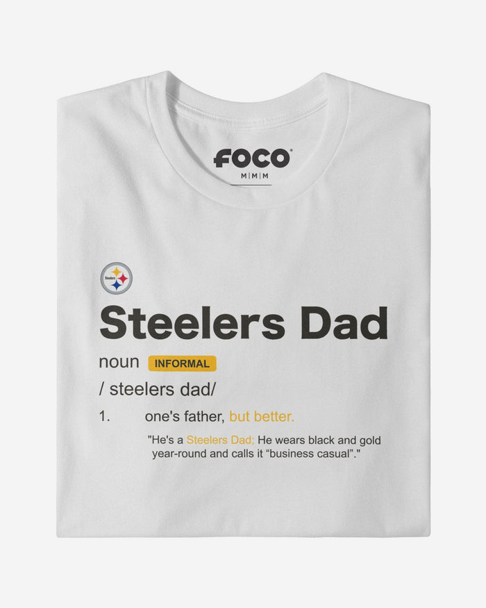 Pittsburgh Steelers Dad Definition T-Shirt FOCO S - FOCO.com