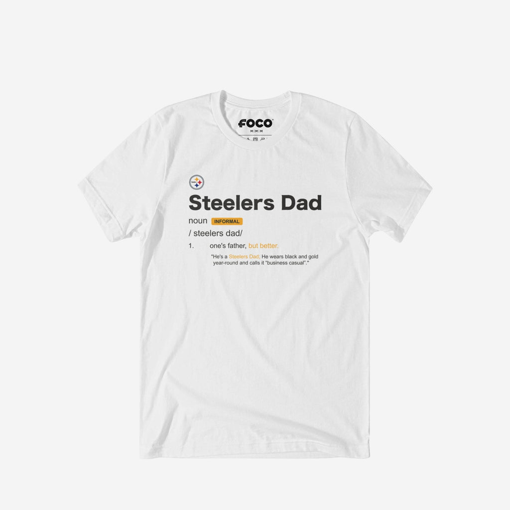 Pittsburgh Steelers Dad Definition T-Shirt FOCO S - FOCO.com