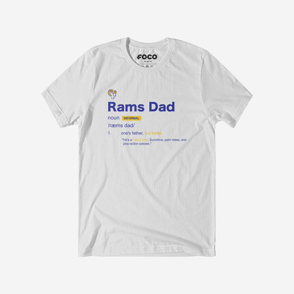 Los Angeles Rams Dad Definition T-Shirt FOCO S - FOCO.com