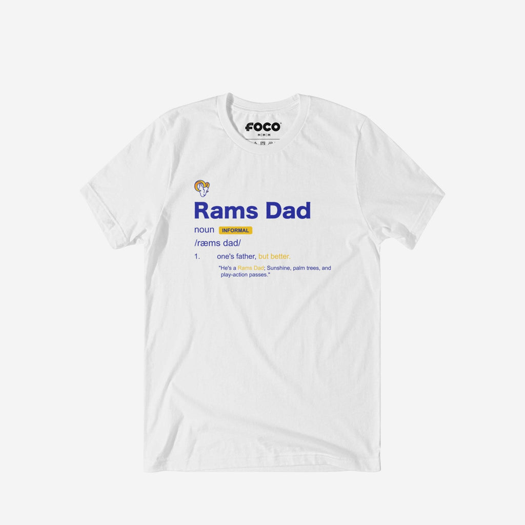 Los Angeles Rams Dad Definition T-Shirt FOCO S - FOCO.com