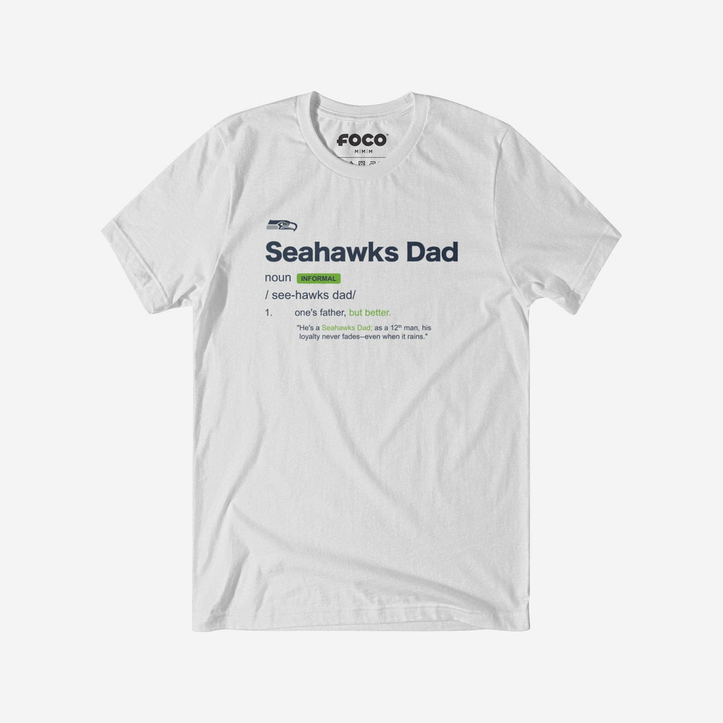 Seattle Seahawks Dad Definition T-Shirt FOCO S - FOCO.com