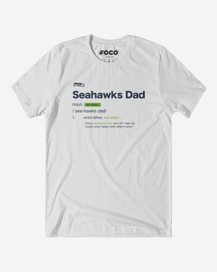 Seattle Seahawks Dad Definition T-Shirt FOCO S - FOCO.com